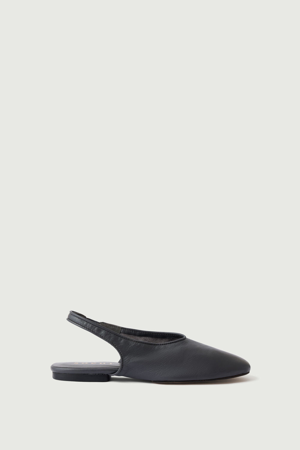 Slingbacks Emmett - Gris Anthracite - Cuir - Femme