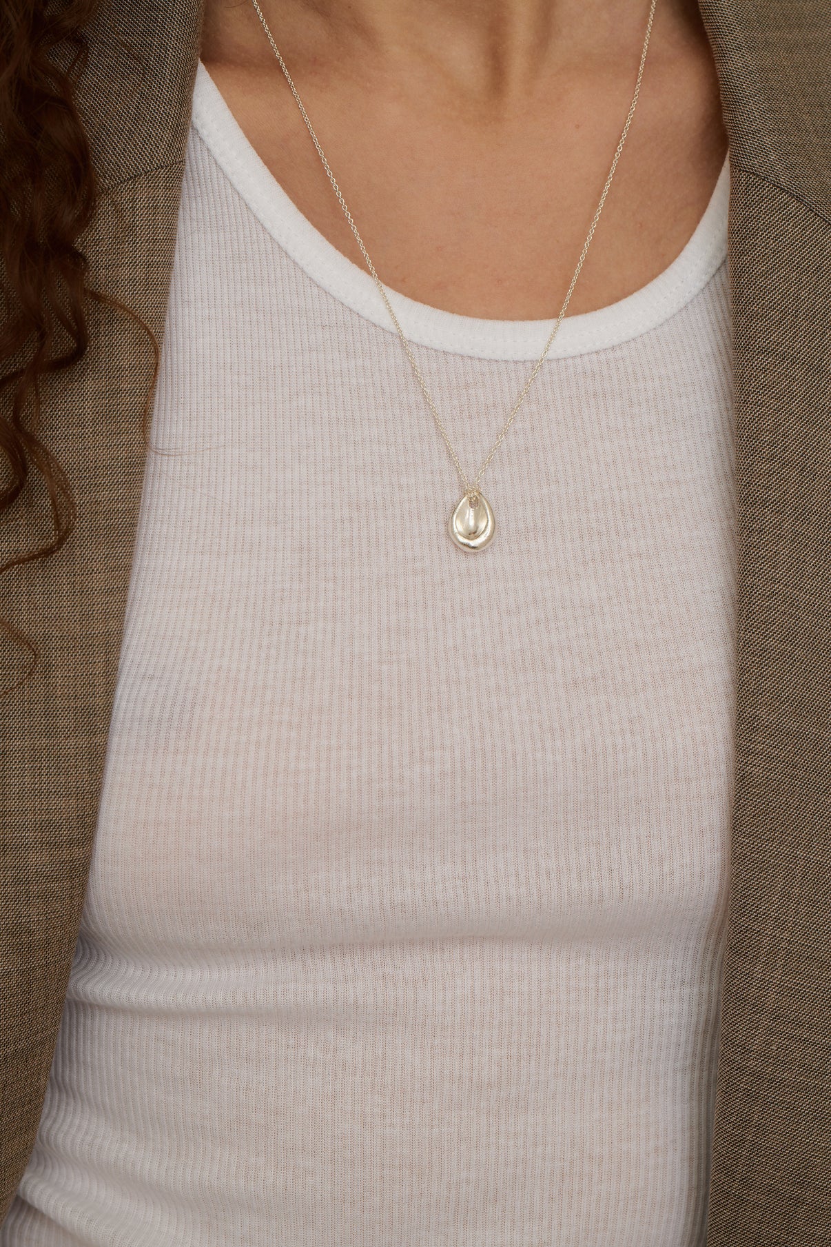 Collier - Argent - Ligne Intemporelle - Femme vue 3