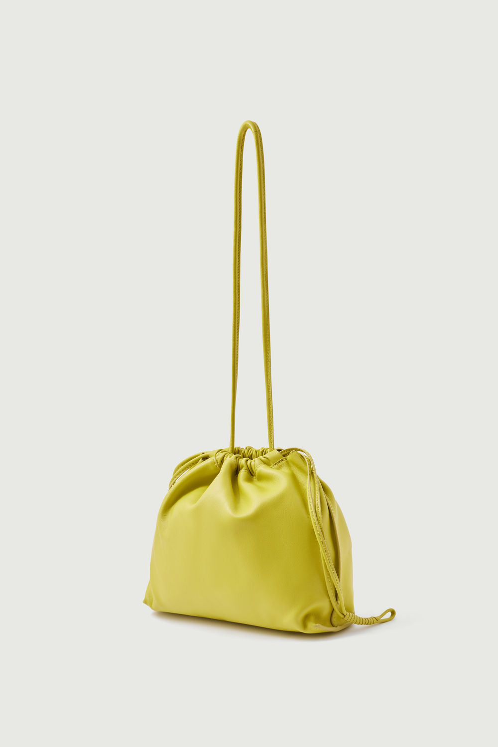 Sac Suzette - Jaune Néon - Cuir - Femme vue 4